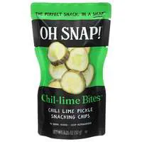 OH SNAP! Chil-Lime Bites Pickle Snacking Chips