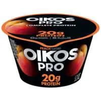 Oikos PRO 20g Protein Peach Cultured Ultra-Filtered Milk Yogurt Cup