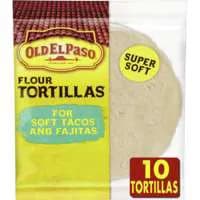 Old El Paso Taco & Fajitas Flour Tortillas 6 Inch - 10 ct
