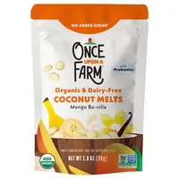 Once Upon a Farm Organic Dairy-Free Mango Ba-nilla Coconut Melts