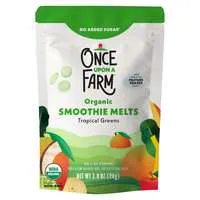 Once Upon a Farm Organic No Added Sugar Tropical Greens Smoothie Melts
