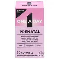 One A Day Women's Prenatal 1 Multivitamin Softgels with DHA & Folic Acid