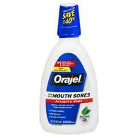 Orajel Fresh Mint Antiseptic Rinse for Mouth Sores