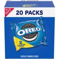 OREO Chocolate Sandwich Cookies Packs - 20 ct