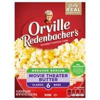 Orville Redenbacher's Reduced Sodium Movie Theater Butter Micro Popcorn 6