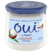 Oui by Yoplait Whole Milk Blended Coconut French Style Yogurt