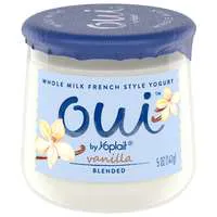 Oui by Yoplait Whole Milk Blended Vanilla French Style Yogurt