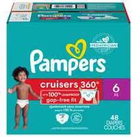 Pampers Cruisers 360 Size 6 Baby Diapers 35+ lb