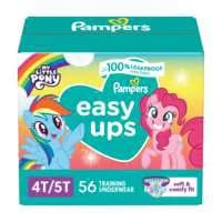 Pampers Easy Ups Girls 4T-5T My Little Pony Training Underwear 37+ lb