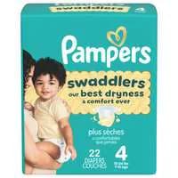 Pampers Swaddlers Size 4 Baby Diapers 22-37 lb