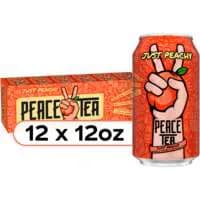 Peace Tea Just Peachy Peach Tea - 12 pk