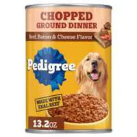 PEDIGREE Chopped Ground Dinner Beef Bacon & Cheese Adult Wet Dog Food