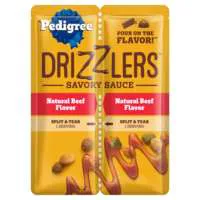 PEDIGREE Drizzlers Natural Beef Savory Sauce Dog Food Complement - 2 ct
