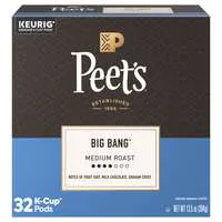 Peet's CoƯee Big Bang Medium Roast K-Cup CoƯee Pods