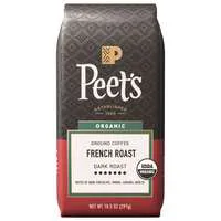 Peet's Organic French Roast Dark Roast Ground CoƯee