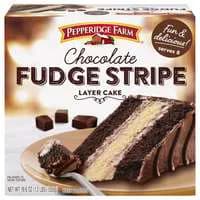 Pepperidge Farm Chocolate Fudge Stripe Layer Cake Frozen