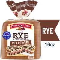 Pepperidge Farm Jewish Rye & Pumpernickel Swirl Sliced Bread