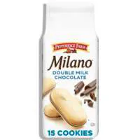 Pepperidge Farm Milano Double Milk Chocolate Sandwich Cookies - 15 ct