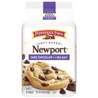 Pepperidge Farm Soft Baked Newport Dark Chocolate with Sea Salt Cookies