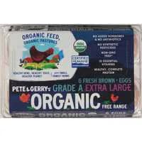 Pete & Gerry's Organic Free Range Extra Large Brown Eggs