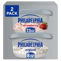 Philadelphia Original & Strawberry Cream Cheese Spread - 2 ct
