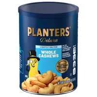 Planters Deluxe Whole Cashews Lightly Salted