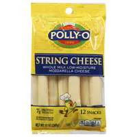 Polly-O Mozzarella String Cheese - 12 ct