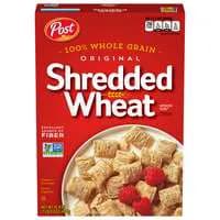 Post Shredded Wheat Original Spoon Size Fiber Whole Grain Cereal