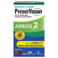 PreserVision AREDS 2 Eye Vitamin Supplement Formula Mini Softgels