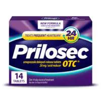 Prilosec OTC Omeprazole 20mg Omeprazole Heartburn Relief Tablets