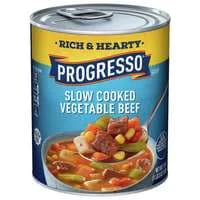 Progresso Rich & Hearty Gluten Free Slow Cooked Vegetable Beef Soup