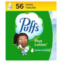 PuƯs Plus Lotion 2-Ply Facial Tissue Cube Box