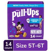 Pull-Ups Boys 5T-6T Training Pants 46-60 lb