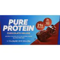 Pure Protein Gluten Free Chocolate Deluxe 21g Protein Bars - 6 ct
