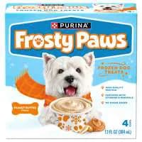 Purina Frosty Paws Peanut Butter Flavor Frozen Dog Treats - 4 ct