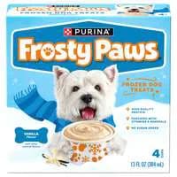 Purina Frosty Paws Vanilla Flavor Frozen Dog Treats - 4 ct