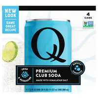 Q Premium Club Soda - 4 pk