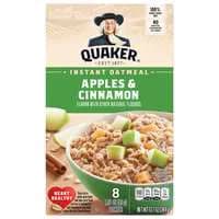 Quaker Apples & Cinnamon Instant Oatmeal - 8 ct