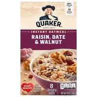 Quaker Raisin Date & Walnut Instant Oatmeal - 8 ct