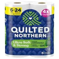 Quilted Northern Ultra Soft & Strong Mega Rolls 2-Ply Toilet Paper - 6 ct