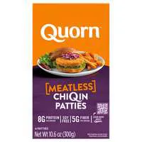 Quorn Meatless ChiQin Patties - 4 ct Frozen