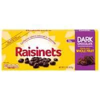 Raisinets Dark Chocolate Candy Covered Raisins Movie Theater Box
