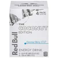 Red Bull The Coconut Edition Coconut Berry Energy Drink - 4 pk