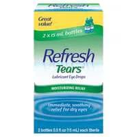 Refresh Tears Lubricant Eye Drops - 2 ct
