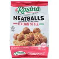 Rosina Italian Style Beef Pork & Chicken Meatballs - apx 52 ct Frozen