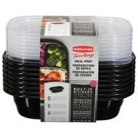 Rubbermaid TakeAlongs Meal Prep Food Containers with Lids 4.7 Cups