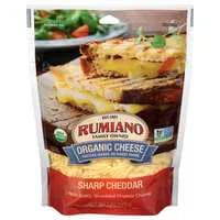 Rumiano Organic Shredded Sharp Cheddar Cheese
