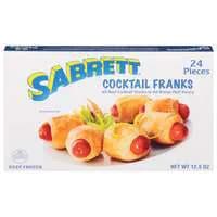 Sabrett Cocktail Beef Franks in All Butter PuƯ Pastry - 24 ct Frozen