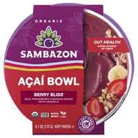 Sambazon Organic Vegan Berry Bliss Acai Bowl Frozen