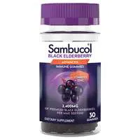 Sambucol Black Elderberry with Vitamin C & Zinc Gummies